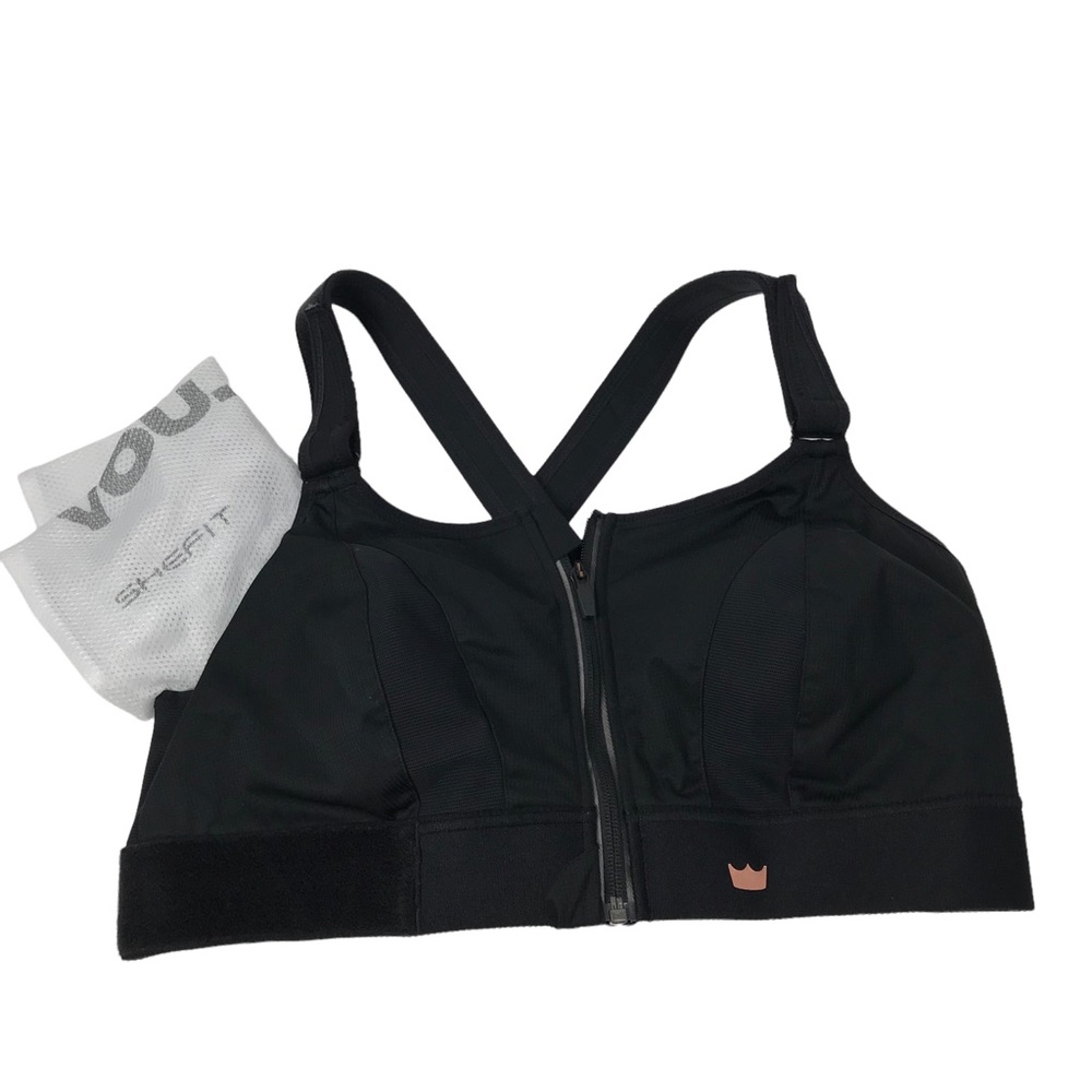 SHEFIT ULTIMATE black SPORTS BRA in black 2Luxe